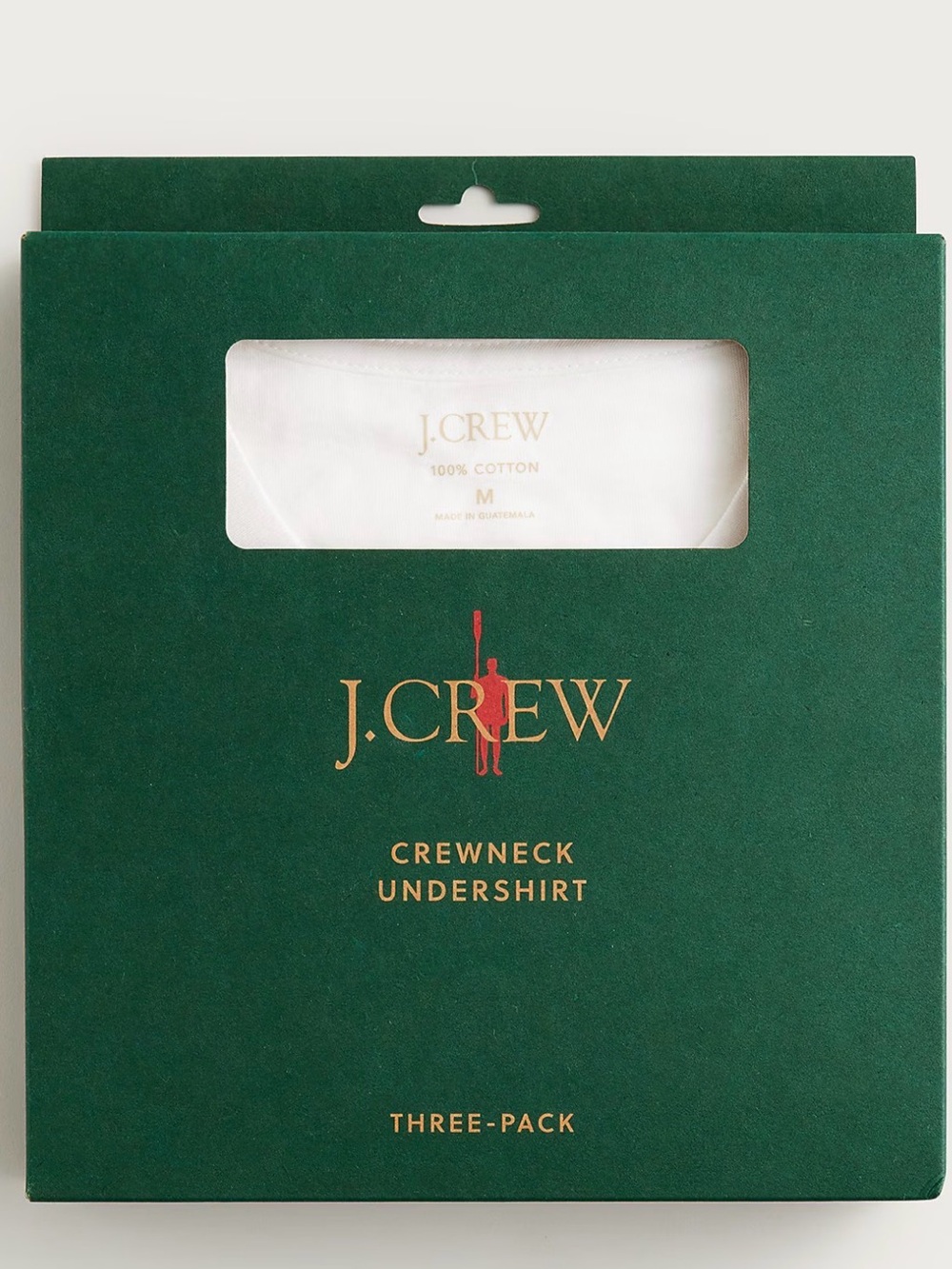 J. Crew Undershirt's Crewneck Pack of 3 Cotton Size: Small White NWT - Picture 2 of 5